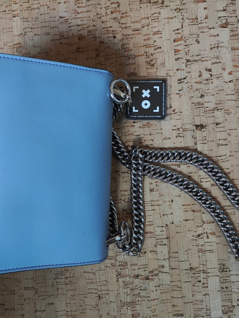 Fendi Kan I light blue shoulder purse - Picture 12 of 14